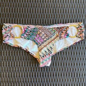 Victoria’s Secret Swim Bikini Bottom Size Small Pink Blue Black Gold Purple